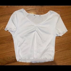White crop top!